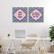 Stupell Industries Encouraging Words on Boho 2 Piece Black Framed Floater Canvas Set, design by Lettered and Lined